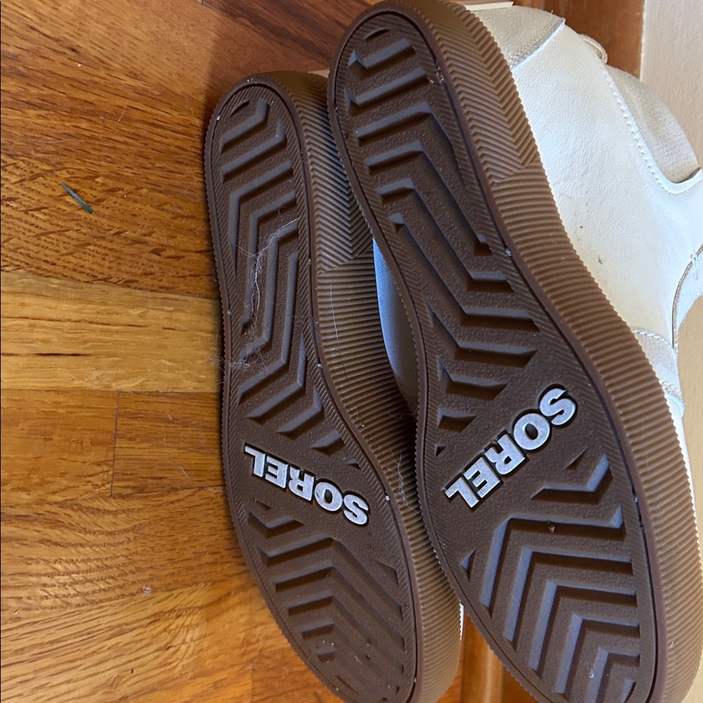 Sorel White Wedge Sneakers - Picture 6 of 6